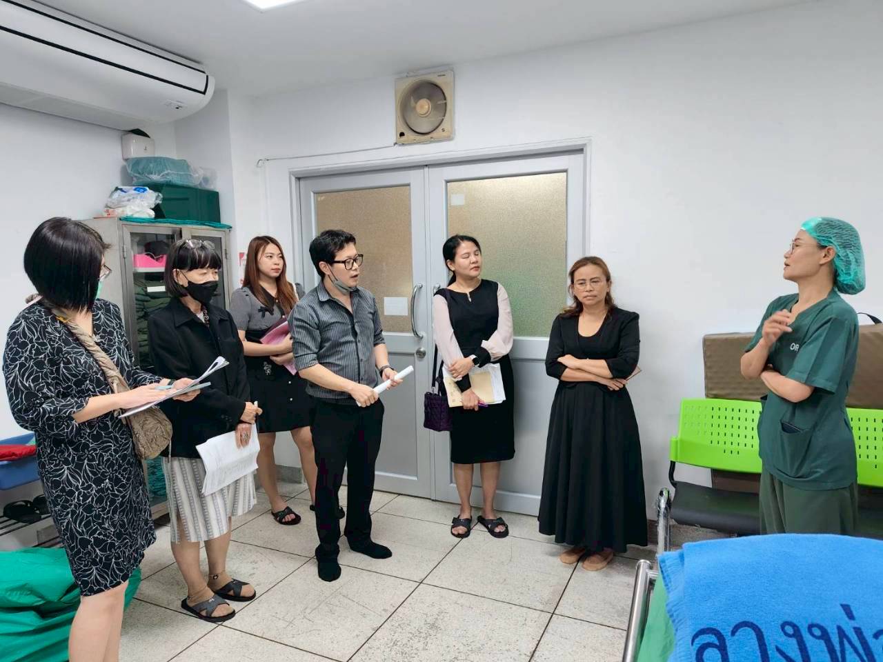 การตรวจเยี่ยมโครงการวิจัย ณ โรงพยาบาลหลวงพ่อทวีศักดิ์ ชุตินฺธโร อุทิศ 07