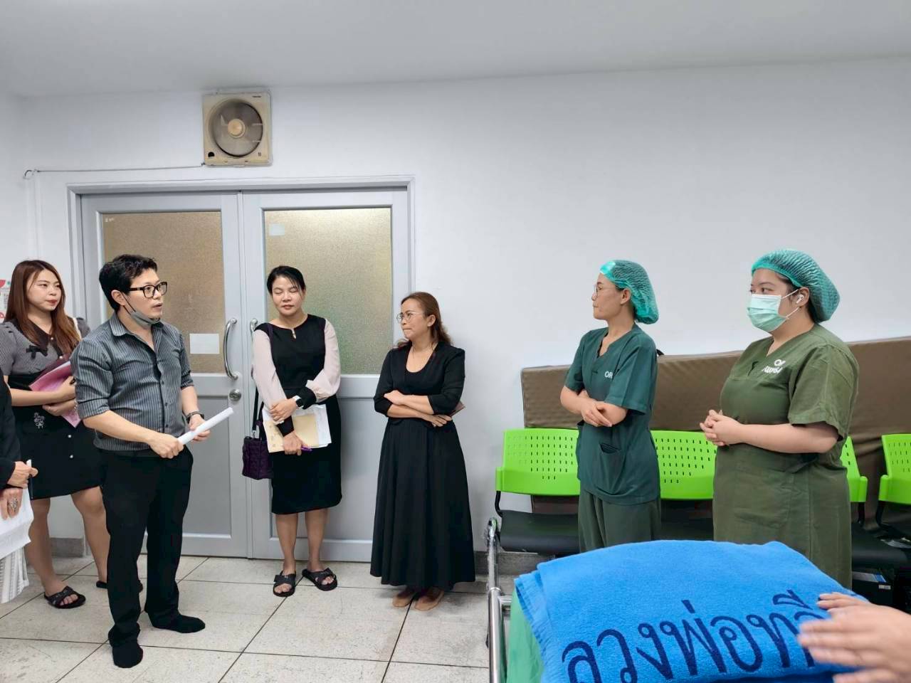 การตรวจเยี่ยมโครงการวิจัย ณ โรงพยาบาลหลวงพ่อทวีศักดิ์ ชุตินฺธโร อุทิศ 07