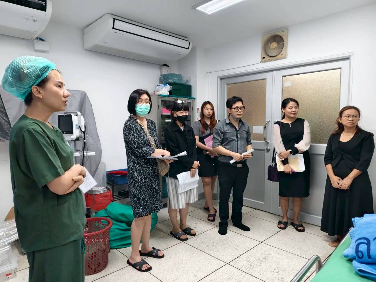 การตรวจเยี่ยมโครงการวิจัย ณ โรงพยาบาลหลวงพ่อทวีศักดิ์ ชุตินฺธโร อุทิศ 07