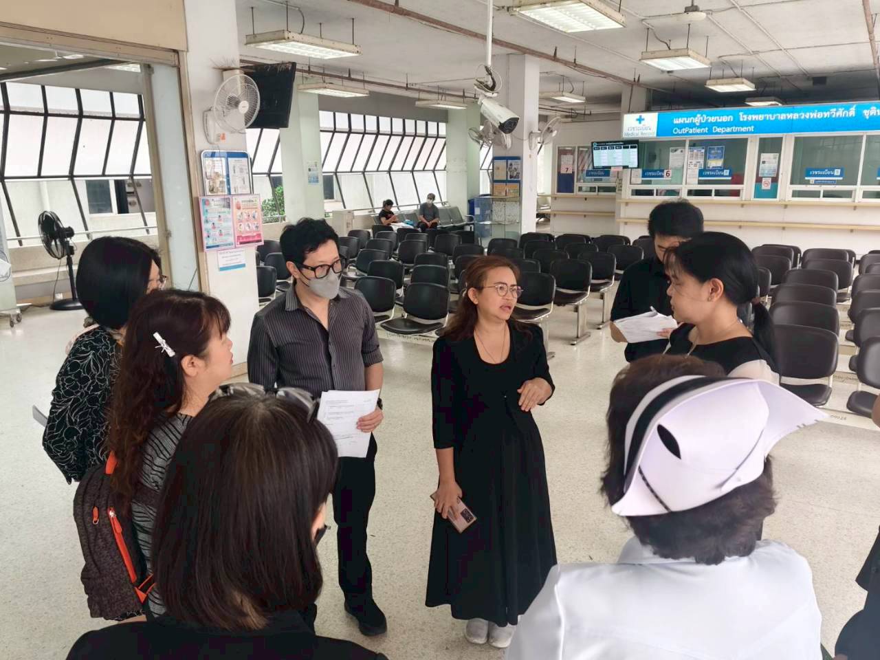 การตรวจเยี่ยมโครงการวิจัย ณ โรงพยาบาลหลวงพ่อทวีศักดิ์ ชุตินฺธโร อุทิศ 07